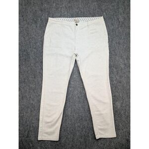 Carbon2Cobalt Pants Womens 12 Heathered Tapered Leg Pull On Casual Comfort